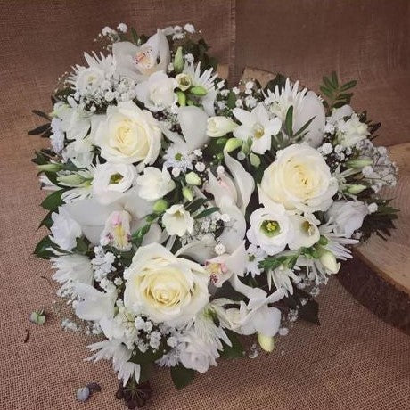 Solid Heart - Quality Flowers from Ann's Flowers - Just £55! Shop now at Ann's Flowers