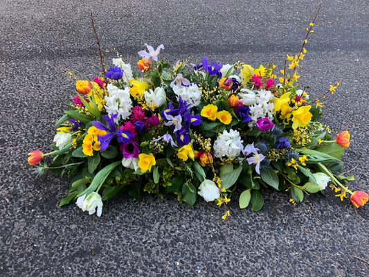 Garden Casket - Quality Flowers from Ann's Flowers - Just £125! Shop now at Ann's Flowers