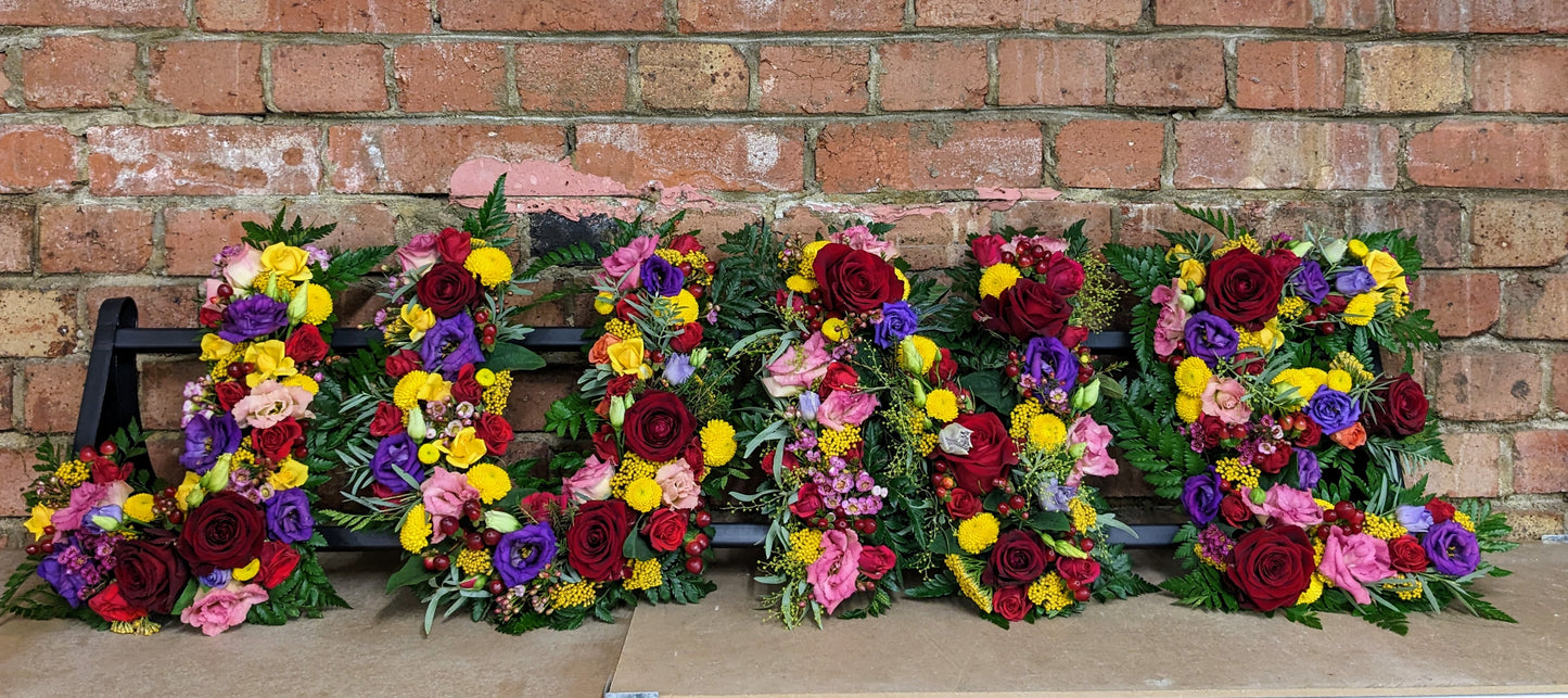 Loose mix lettering - Quality Flowers from Ann's Flowers - Just £60! Shop now at Ann's Flowers