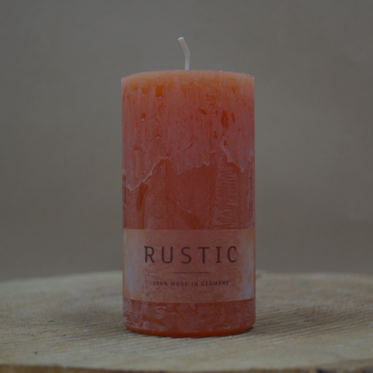 Rustic Pillar Candle - Quality Flowers from Ann's Flowers - Just £4.75! Shop now at Ann's Flowers