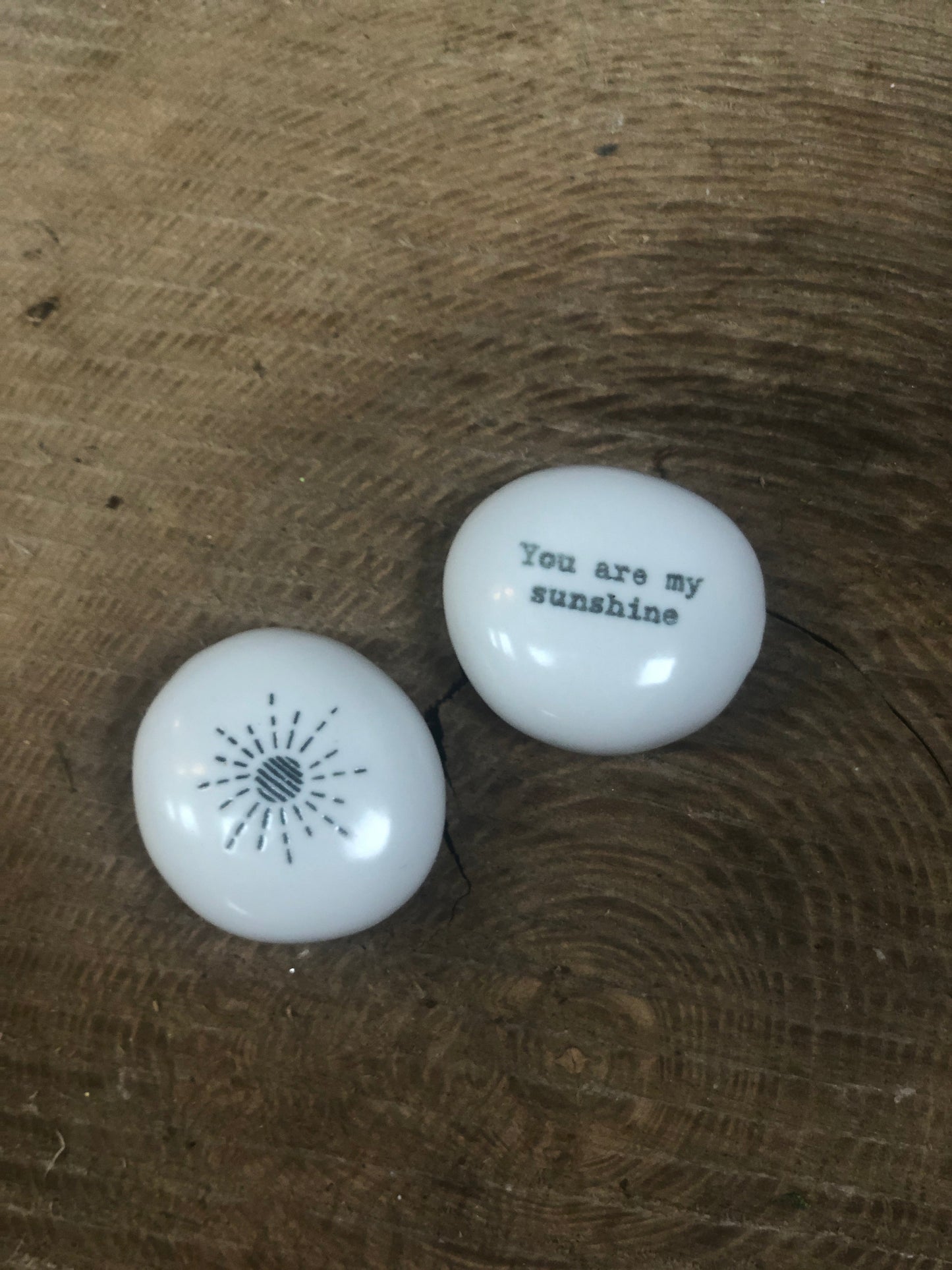 Porcelain message pebbles - Quality Flowers from Ann's Flowers - Just £3.99! Shop now at Ann's Flowers