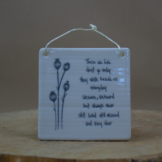 Hanging Quote Deco - Quality Flowers from East Of India - Just £6.99! Shop now at Ann's Flowers