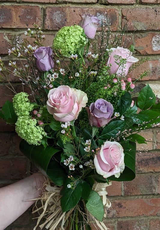 Mixed rose sheaf - Quality Flowers from Ann's Flowers - Just £29.95! Shop now at Ann's Flowers